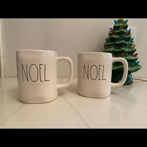 Rae Dunn Noel Christmas Mugs